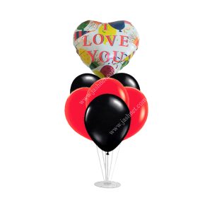استند بادکنک 7 شاخه LOVE
