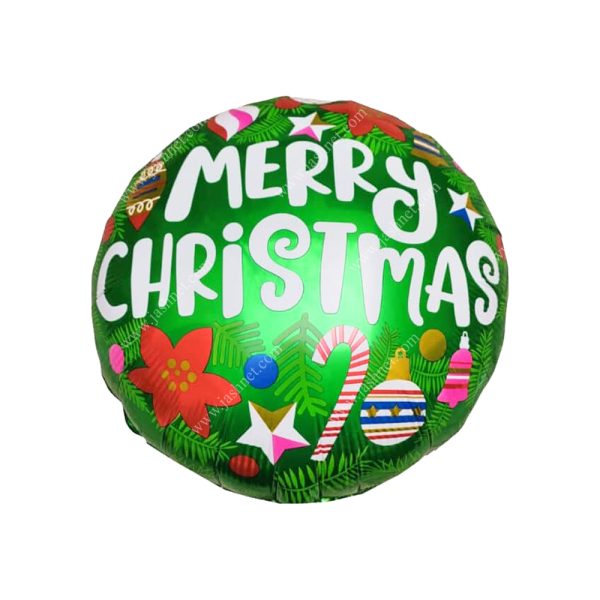 بادکنک فویلی Merry Christmas