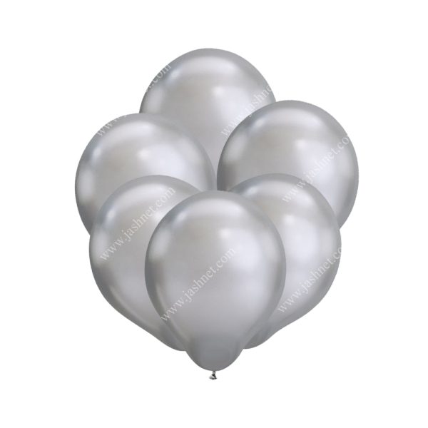 بادکنک لاتکس کروم 6 اینچ بسته 50 عددی