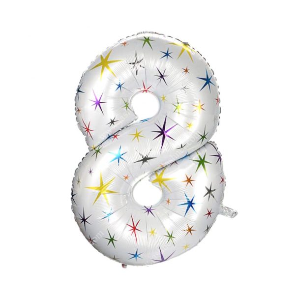 بادکنک فویلی عدد8