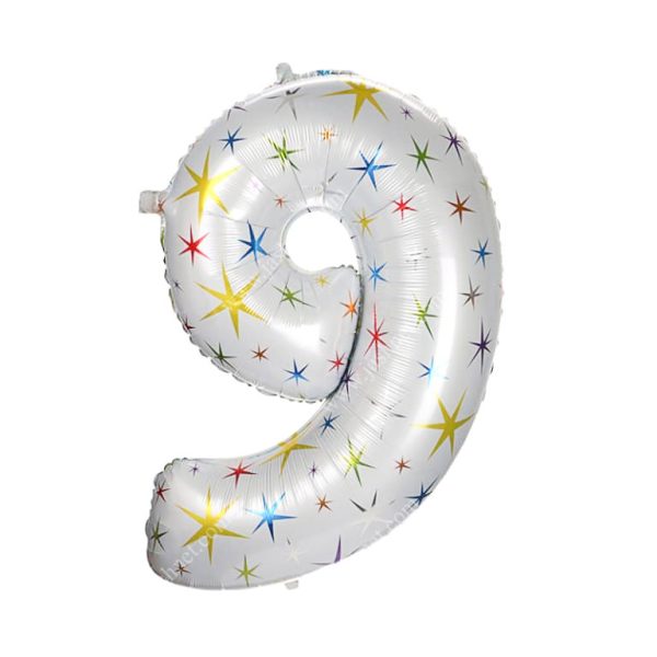 بادکنک فویلی عدد9