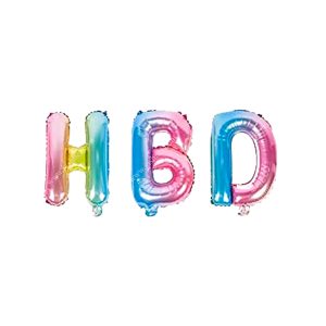 بادکنک فویلی HBD گرادینت