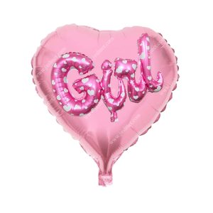 بادکنک فویلی قلب Girl
