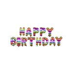 بادکنک فویلی Happy Birthday