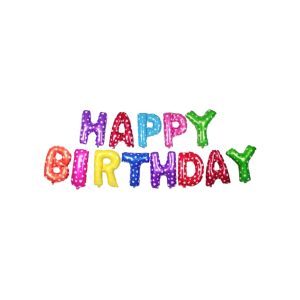 بادکنک فویلی Happy Birthday