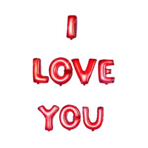 بادکنک فویلی I LOVE YOU