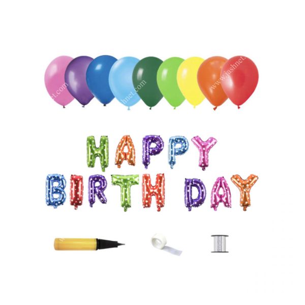 ست تزئینات تولد Happy Birthday