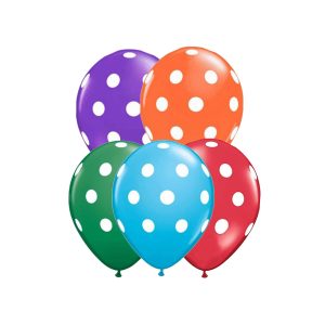بادکنک لاتکس خالدار 10 عددی