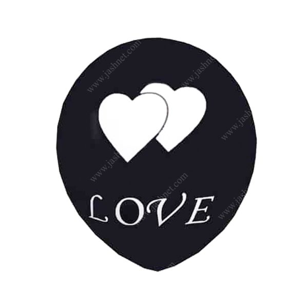 بادکنک لاتکس مشکی Love
