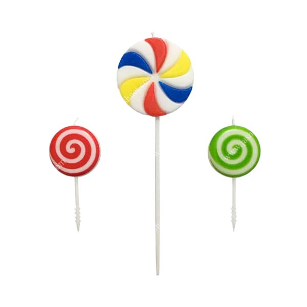 شمع طرح آبنبات