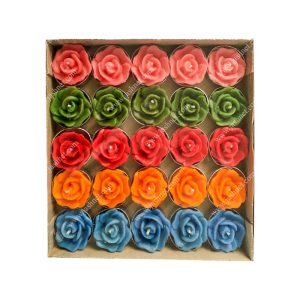 شمع وارمر گل رز 25 عددی