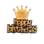 شمع تاج Happy birthday