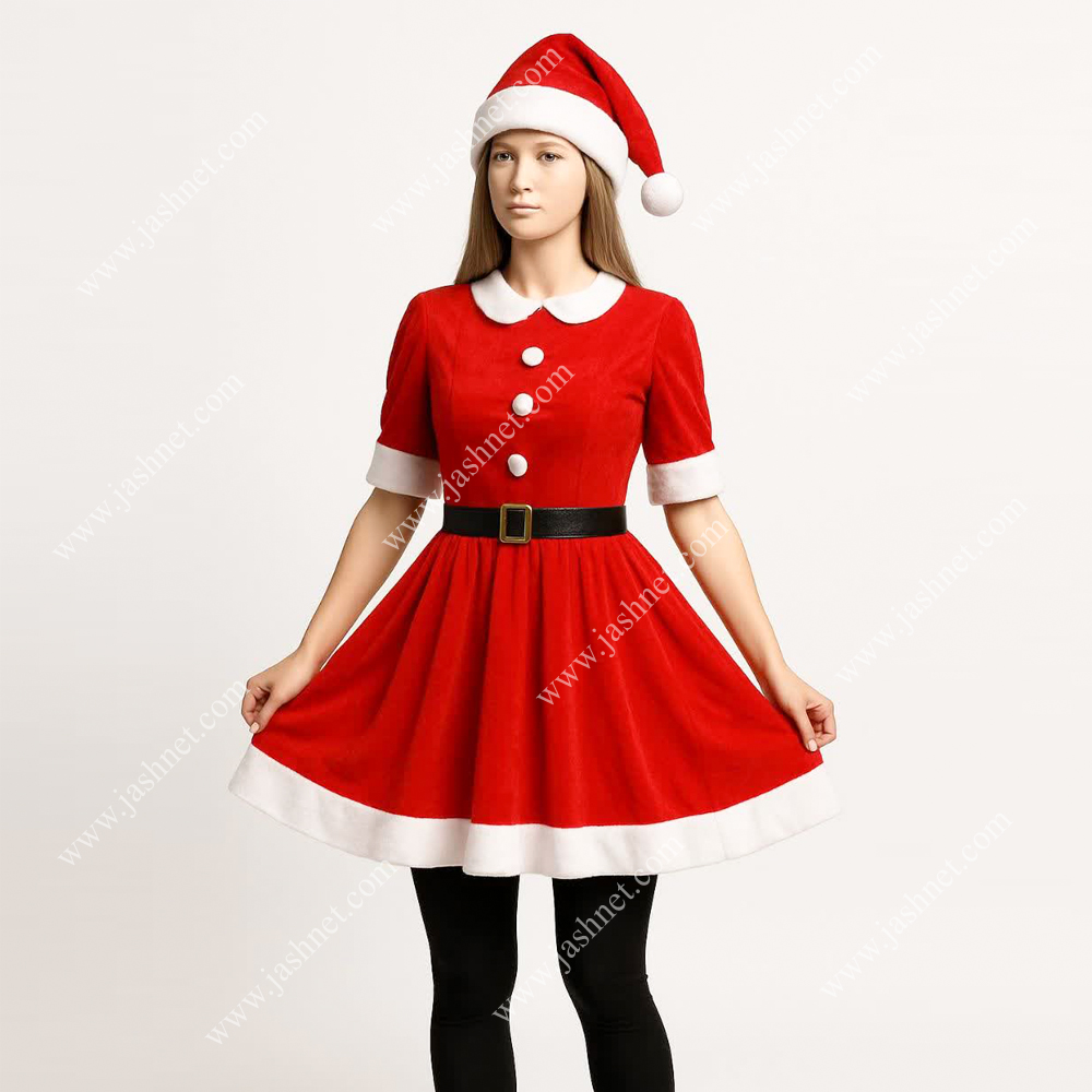 لباس مامانوئل کریسمس کد CH0148 5 لباس مامانوئل