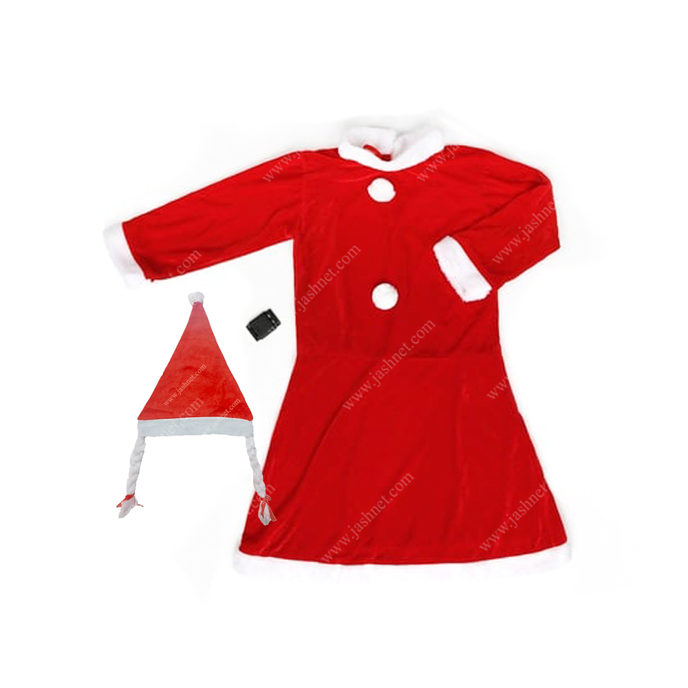 لباس مامانوئل کریسمس کد CH0148 3 لباس بابانوئل کریسمس