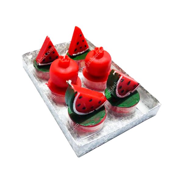 شمع طرح هندوانه