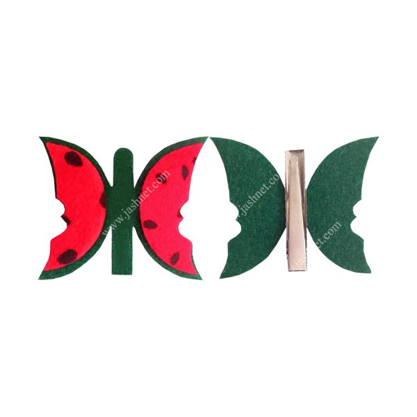 گیره طرح پروانه