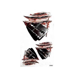 تتو موقت زخم هالووین