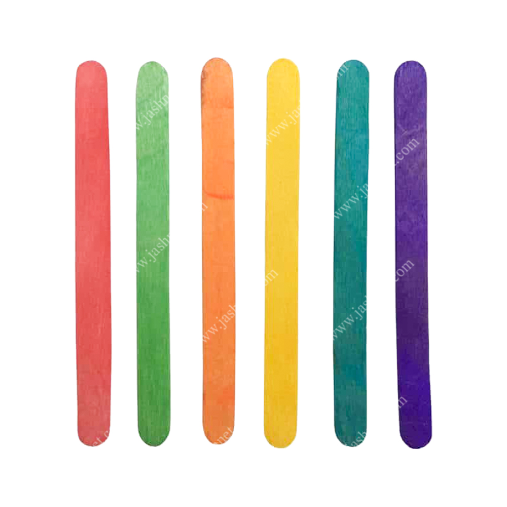 چوب بستنی رنگی کد BA115 4 چوب بستنی تزئینی