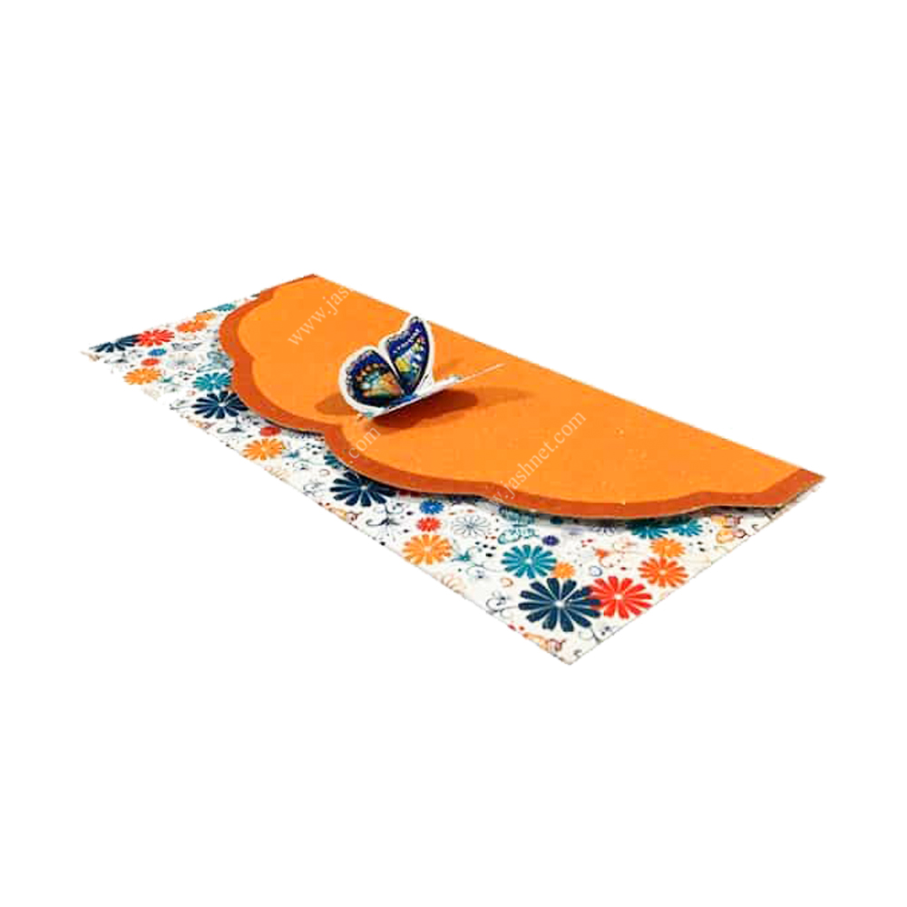 پاکت پول برجسته کد GB041 4 پاکت طرح پروانه