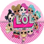 بنر گرد تم تولد ال و ال