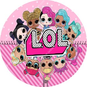 بنر گرد تم تولد ال و ال