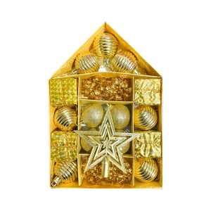 تزئینات درخت کریسمس پک کلبه