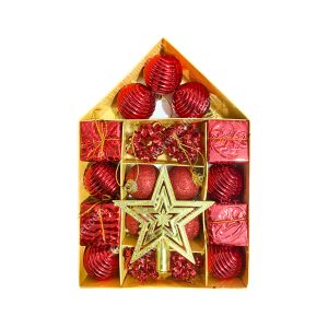 تزئینات درخت کریسمس پک کلبه