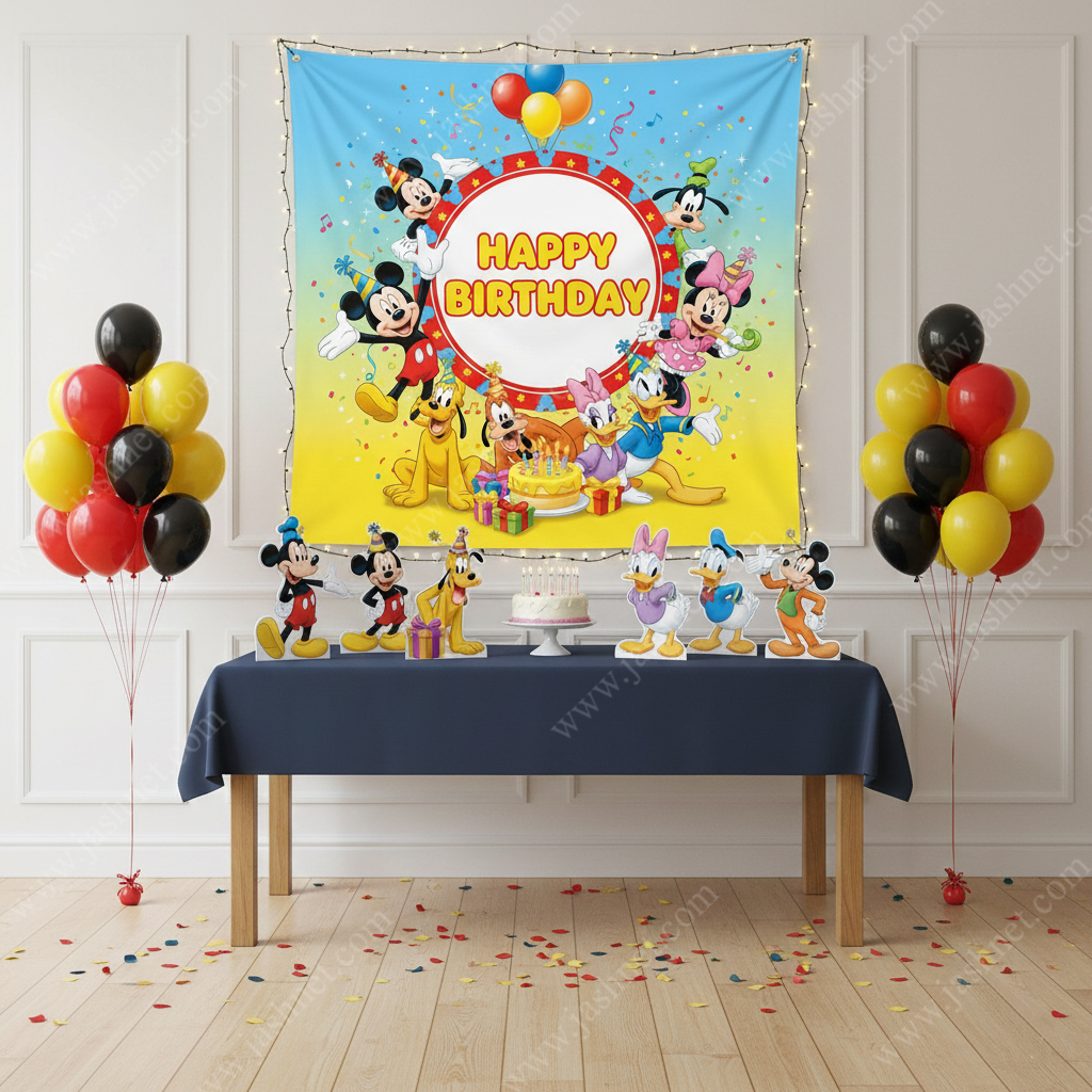 بنر تم میکی موس کد BT1079 4 بکگراند تم میکی موس