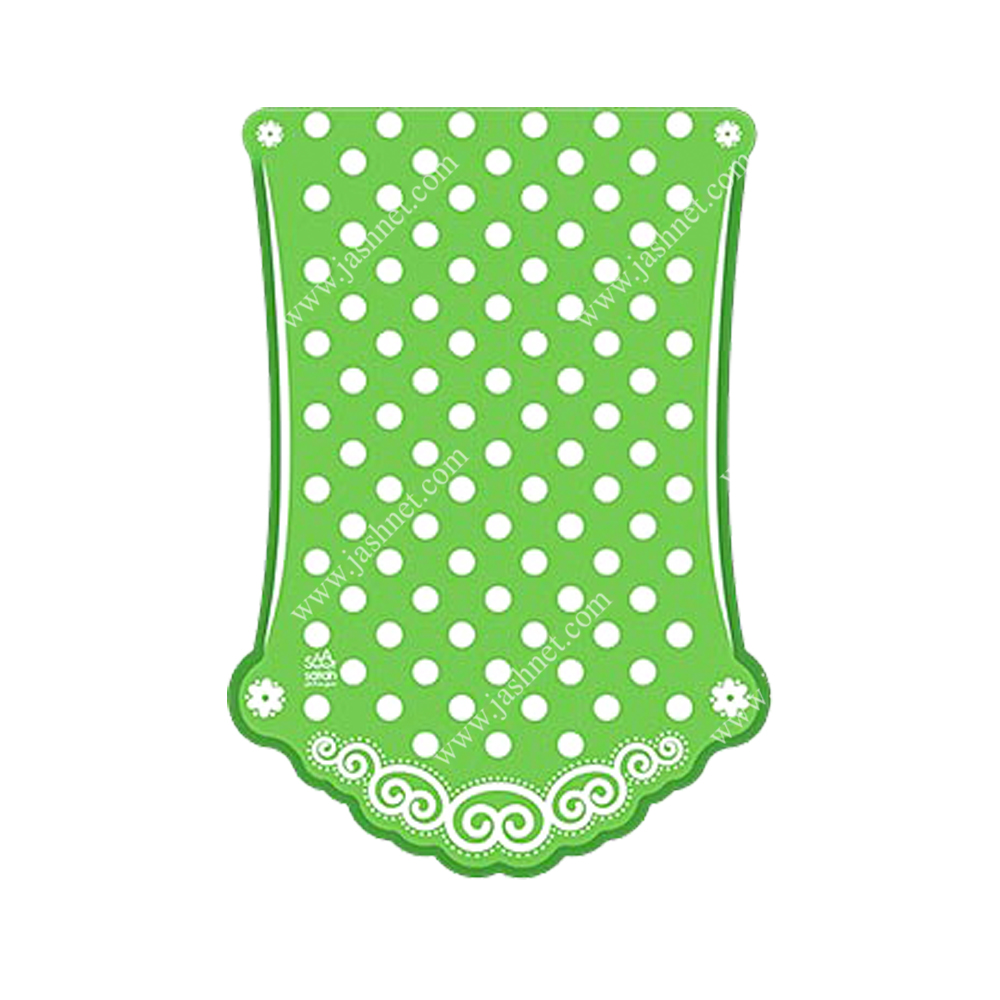 ریسه تم تولد سبز خال سفید کد BT1014 4 ریسه تزئینی سبز خال سفید