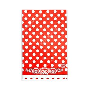 سفره تم تولد قرمز خال سفید